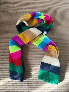 GAP Multicolor Happy Stripe Unisex Scarf